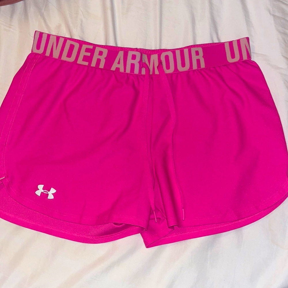 Women’s Hot Pink Under Armour Shorts